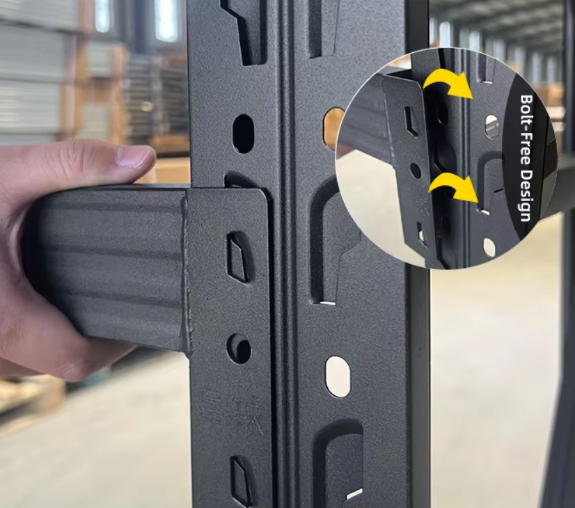 200kg/Layer Adjustable Sheving Industrial Metal Steel Logistics Boltless Storage Stacking&amp; Shelves Unit System Warehouse Racks