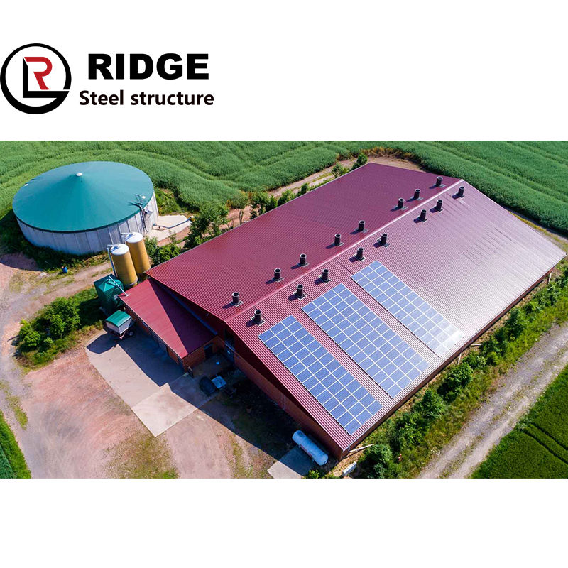 Prefab Easy Insulation Metal Building Structure to Construct Warehouse Office