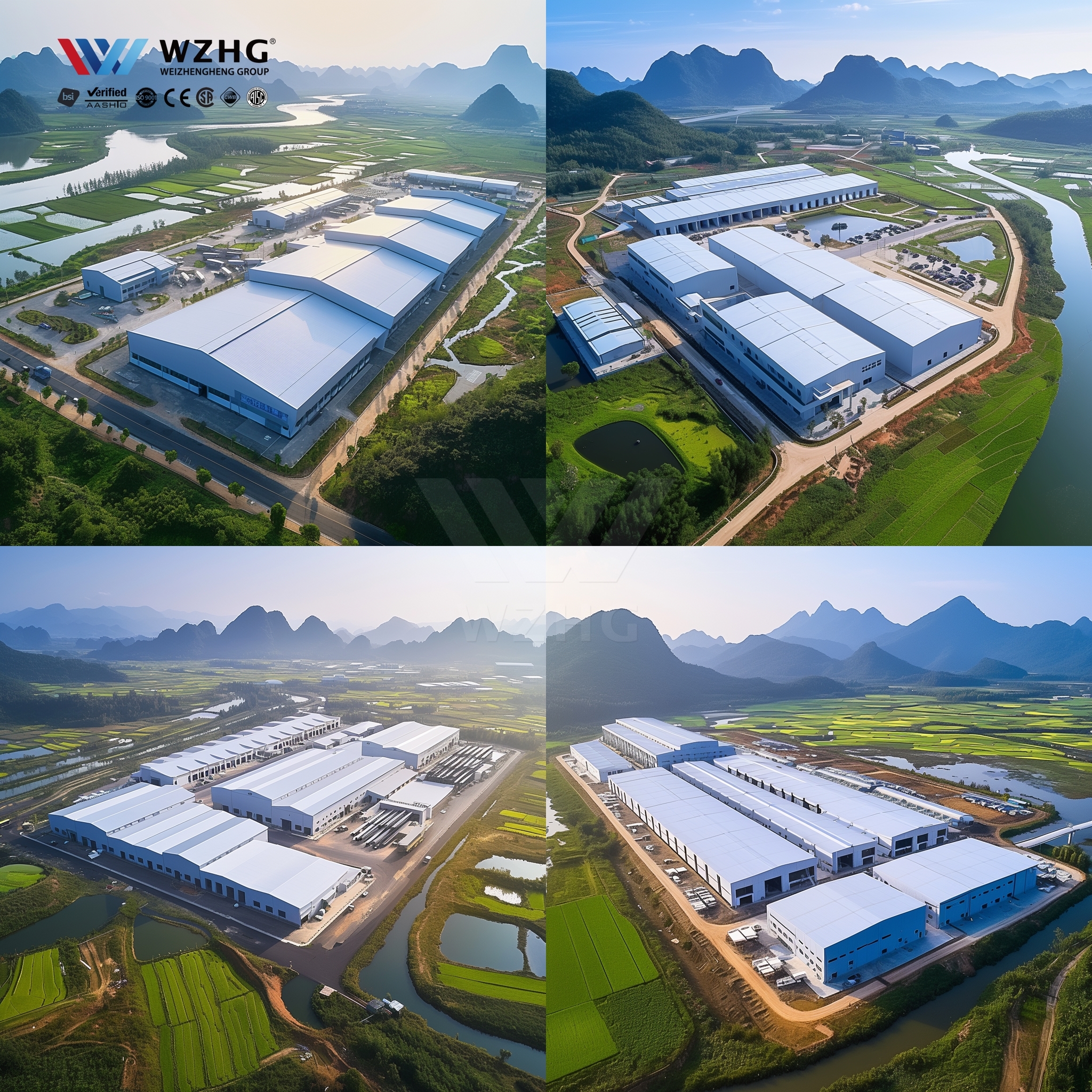 Modular Cold Storage Steel Structure Warehouse Multi Chamber Cold Room Storage For Food Distribution