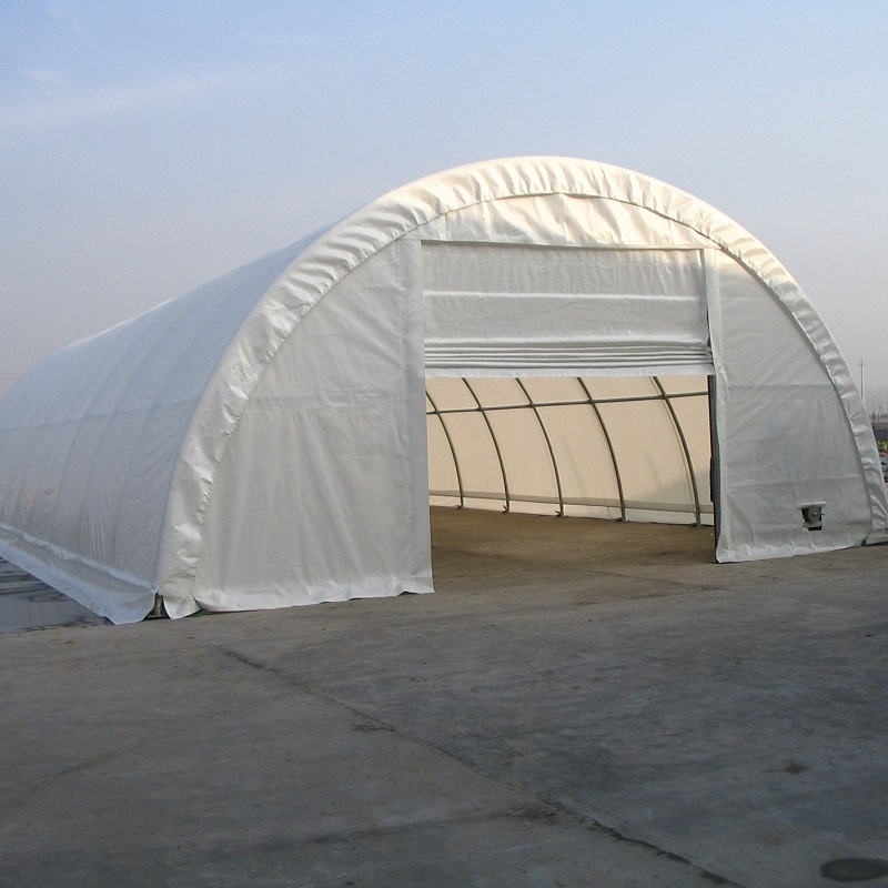 Temporary Outdoor Warehouse Garage Storage Tents Easily Assembled Steel Frame Waterproof UV-Resistant Fire-Retardant Heavy Snow