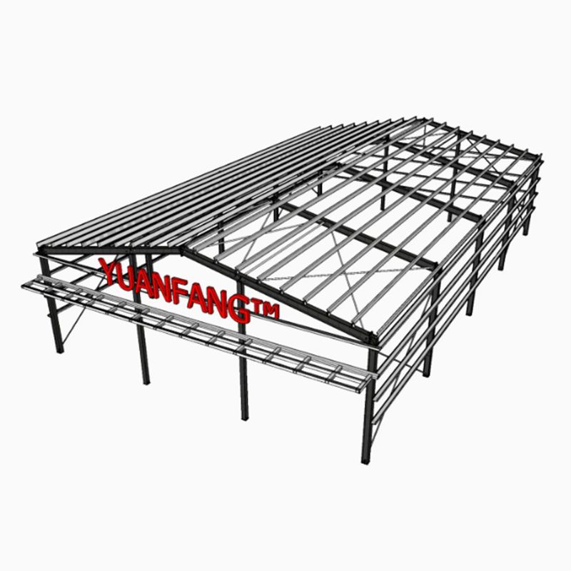 New Heavy-Duty Large Span Modern Prefabricated Heavy Duty Steel Structure Workshop Warehouse