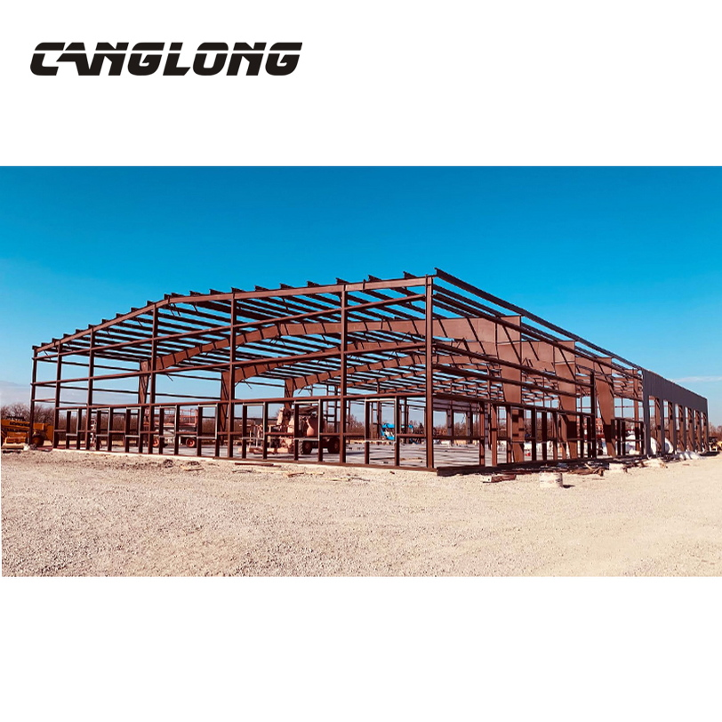 Metal Frame Building Quick Install Custom Design Prefab Steel Logistics Warehouse