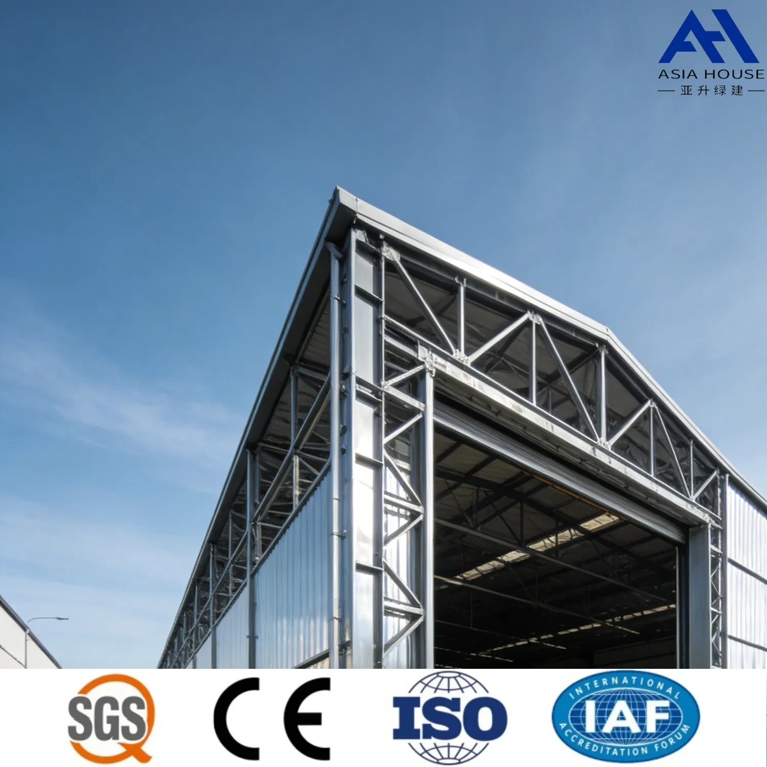Large-Span Customized Spacious Steel Structure Warehouse with Ample Storage Area