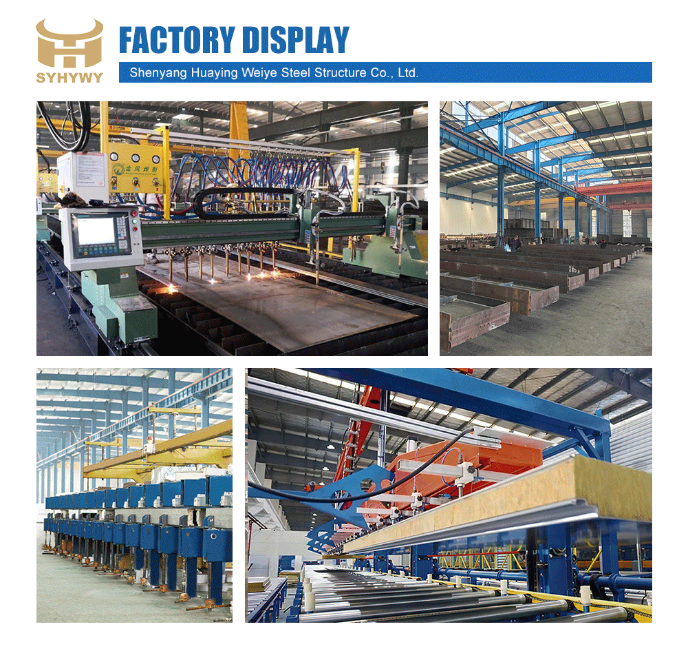 Modern Design High Quality Prefab Steel Car Garage Outdoor &amp; Indoor Metal Warehouse