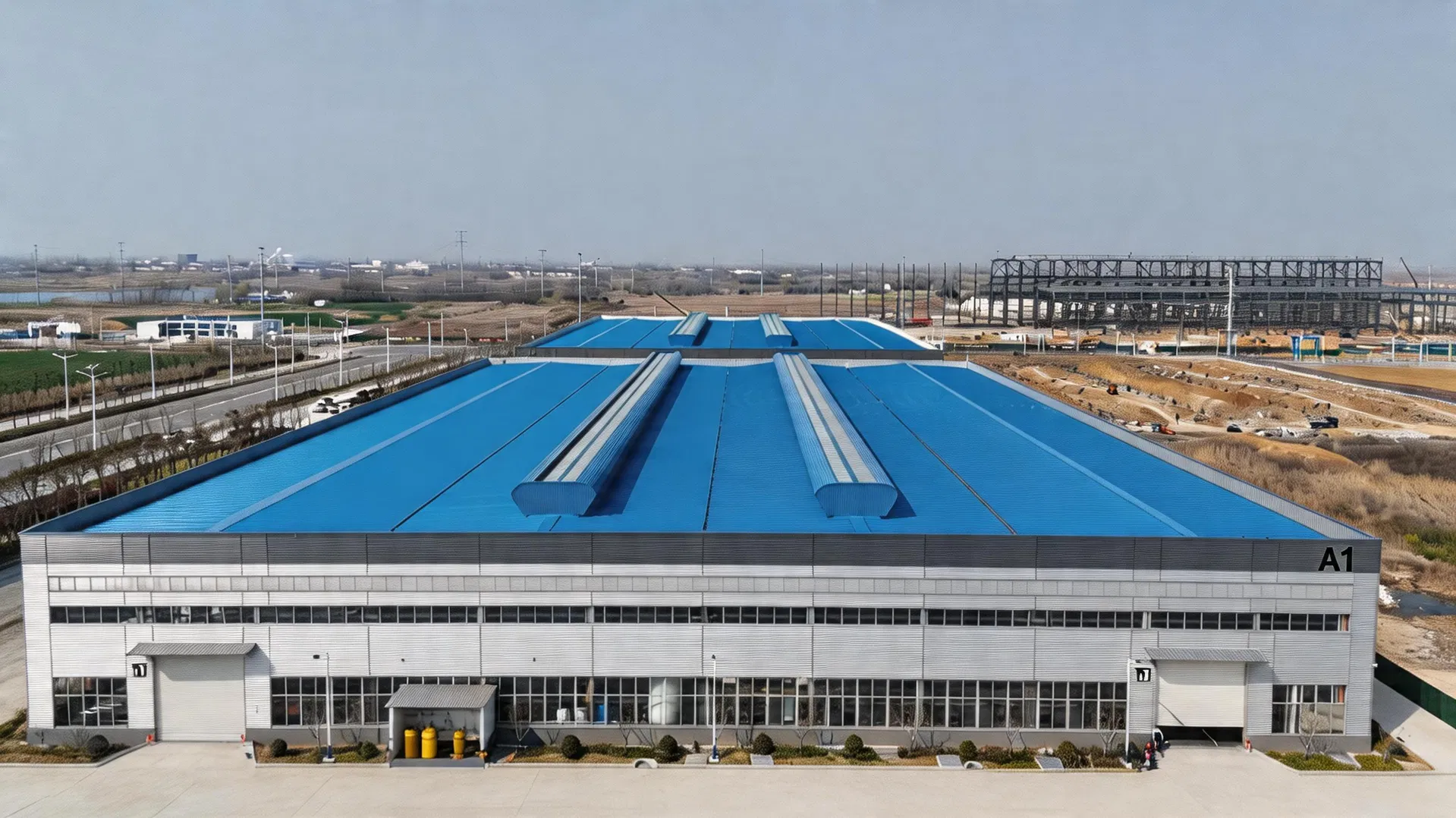 Prefabricated Steel Structure Warehouse Large Span Column Free