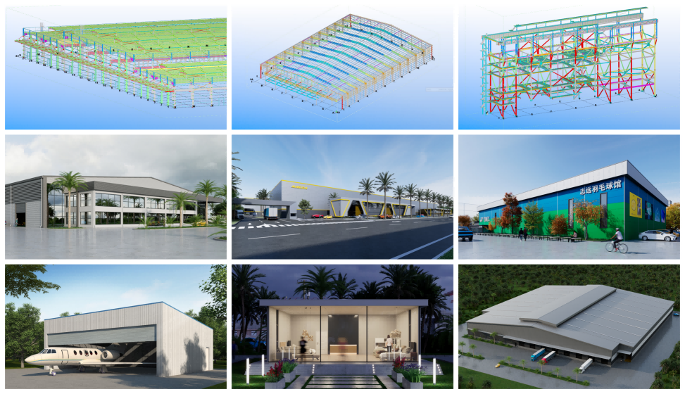 Industrial Steel Building Structural Frame
