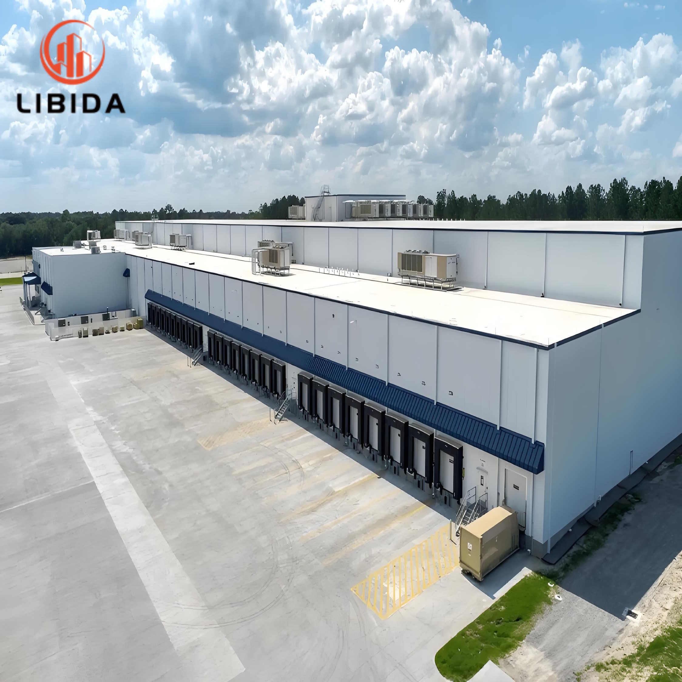 Seismic-Resistant Prefabricated Steel Structure Industrial Cold Storage Warehouse with Insulated Walls for Freezing and Chilling