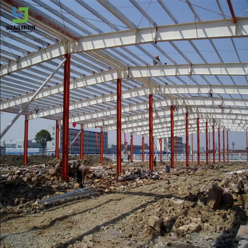 Large Span Modular Prefab Steel Structure Metal Prefabricated Warehouse Building Workshop Shed Office Mall