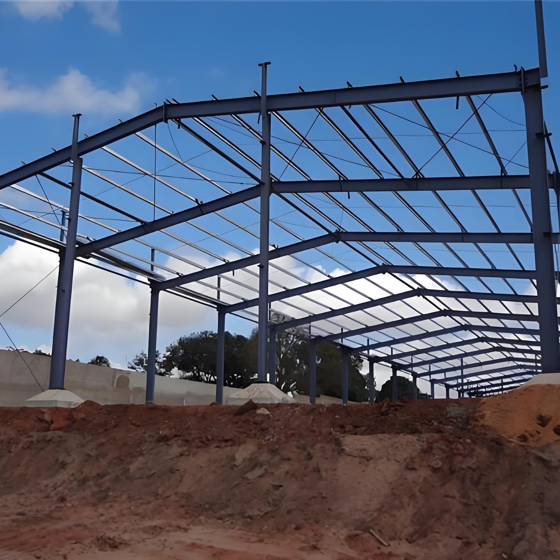 Fireproof Insulated Steel Structure Warehouse Thermal Insulation Storage Godown