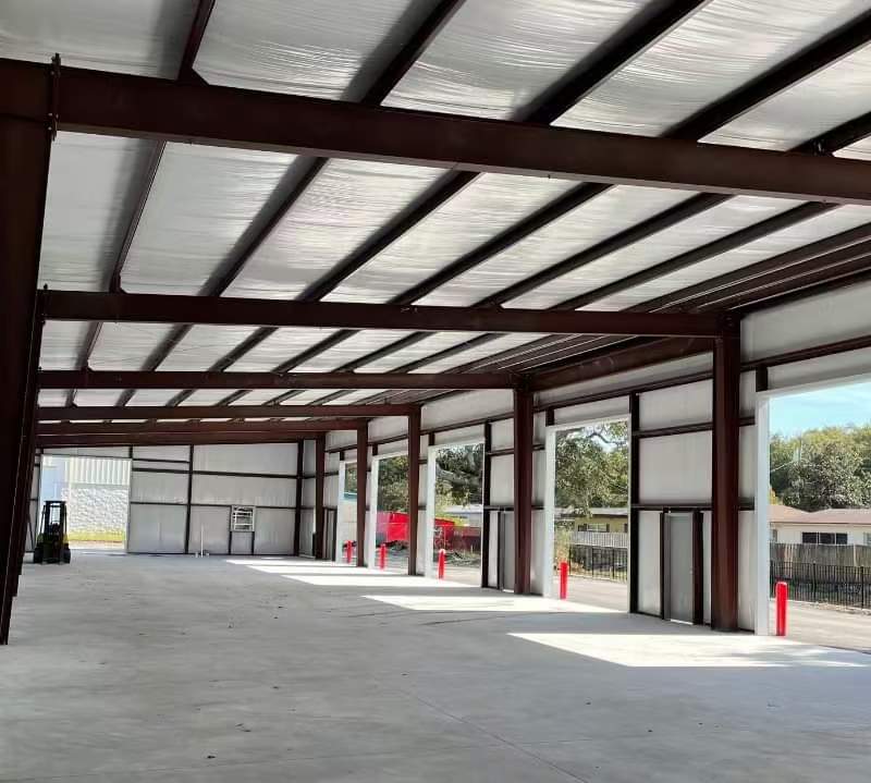 Agricultural Farm Design Professional Detachable Light Steel Structure Goat Barn Hay Storage Shed Barn