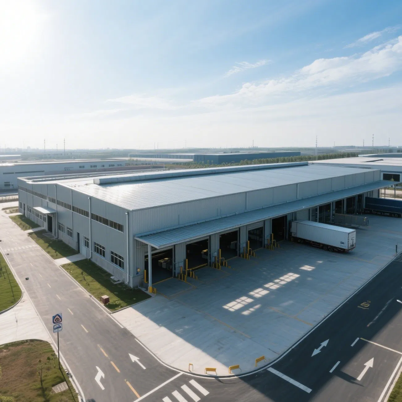 Honglu Large-Scale Automated Prefab Steel Structure Distribution Center and Storage Warehouse