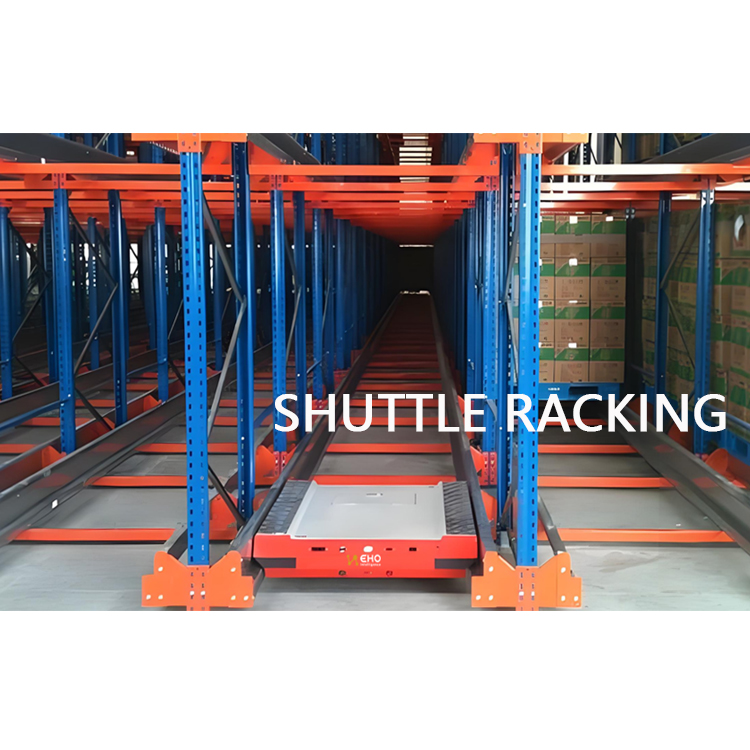 High Strength Heavy Load Shuttle Rack Warehouse Steel Pallet Storage System For Automated Heavy Duty Storage