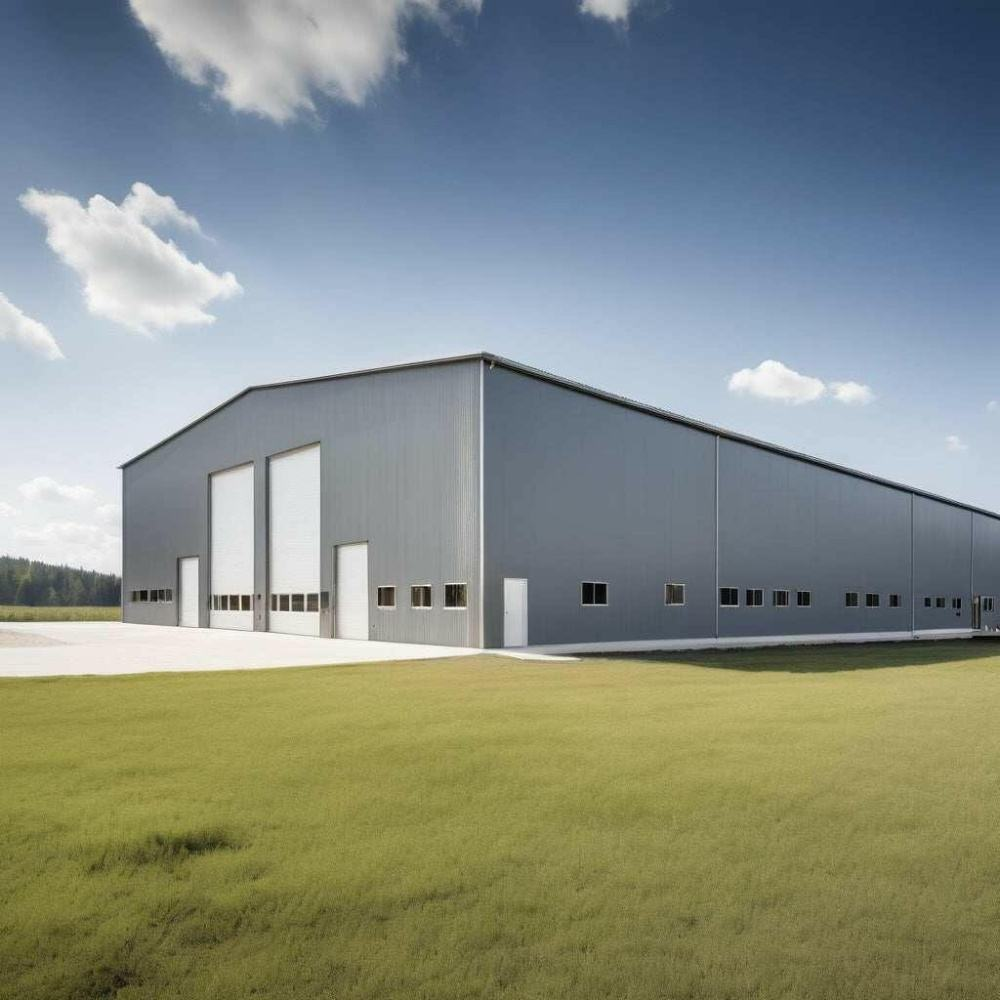 High Quality Durable Prefab Metal Frame Building Steel Structure Warehouse for Barns Logistics Prefab Modular Warehouse