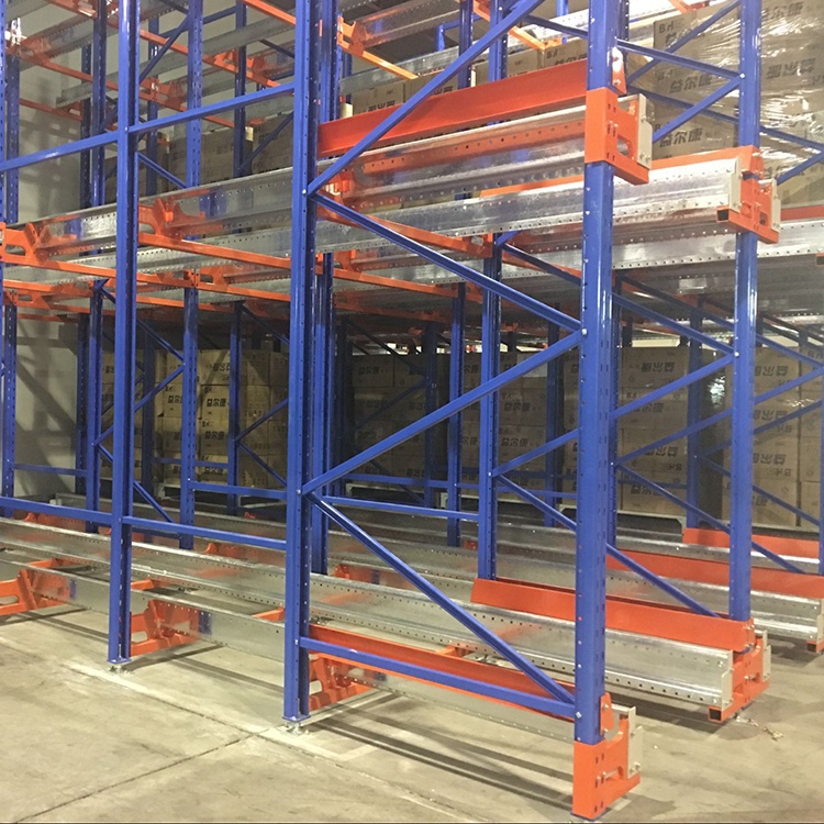 Jracking CE Certified Intelligent Warehouse Rack High Density River-type Radio Shuttle Racking System For Cold Storage