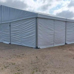 Weatherproof Warehouse Storage Tent Portable Expandable Temporary Shelter Factory Storage Agricultural Equipment Emergency Use