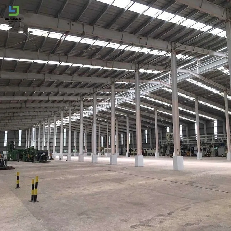 Custom H-Type Prefab House Fast Build Prefabricated Steel Structure Warehouse for Construction Building