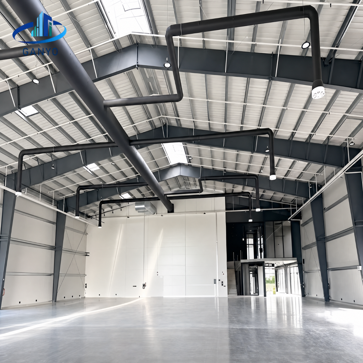 H Section Steel Storage Shed Prefab Metal Building for Farm Equipment Storage and Agricultural Warehouse Use