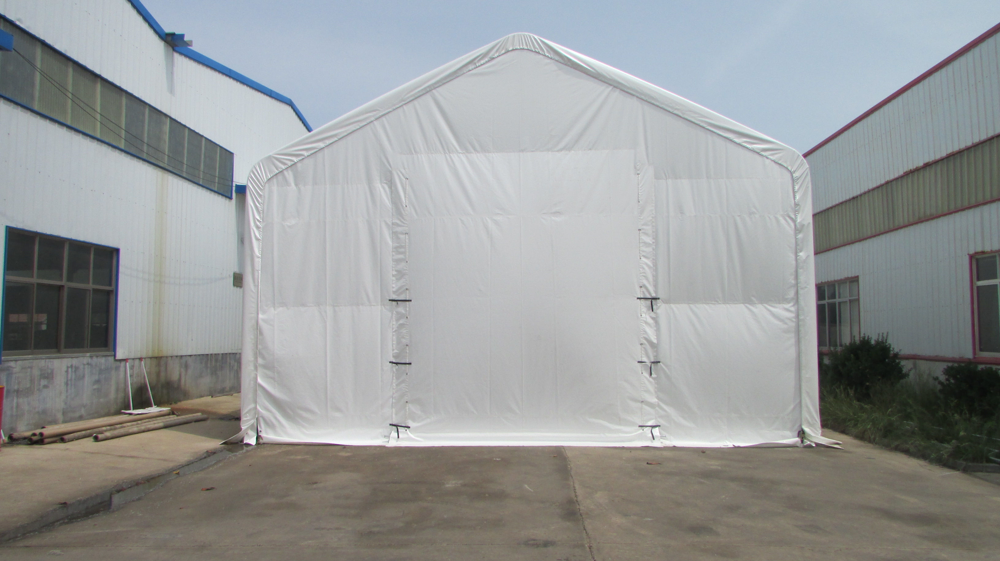 Waterproof Heavy Duty Industrial Double Truss Buildings Shelter