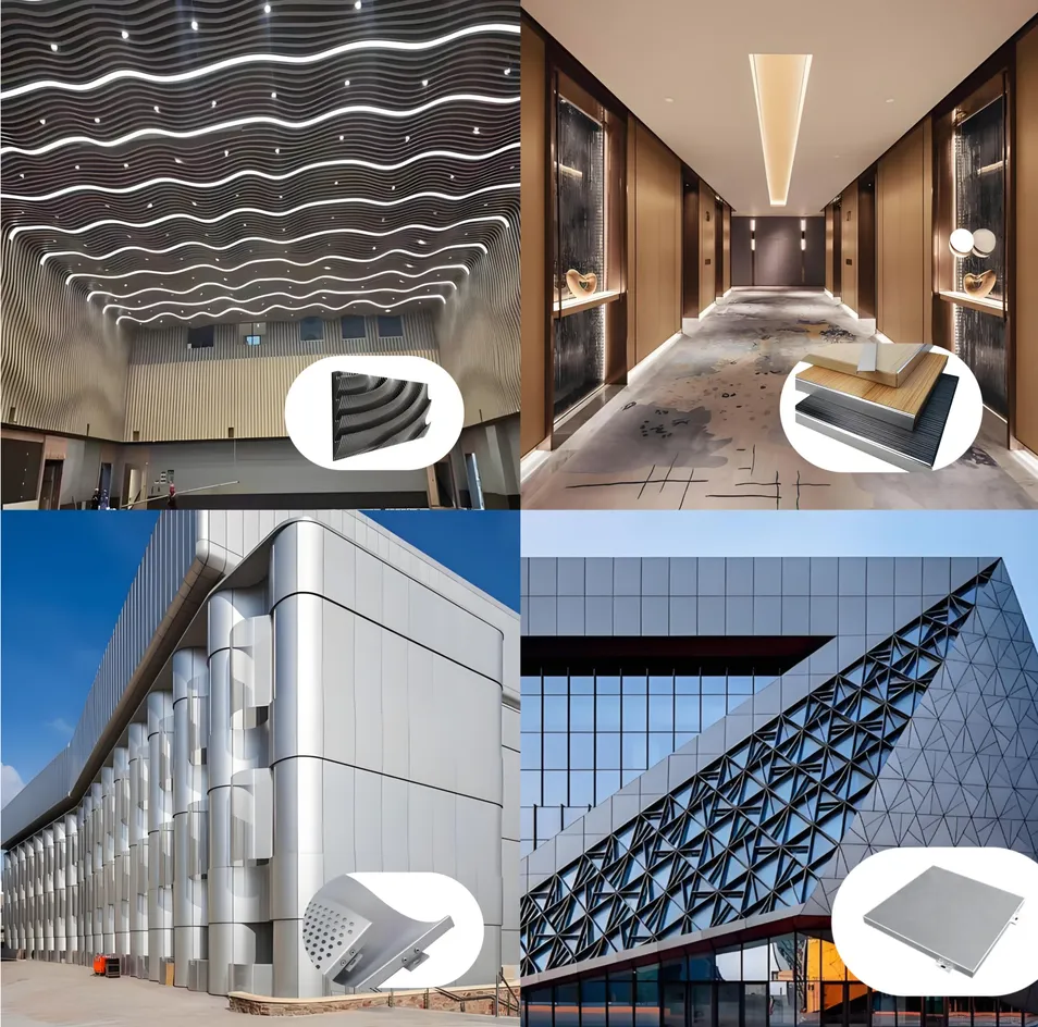 Aluminum curtain wall panel