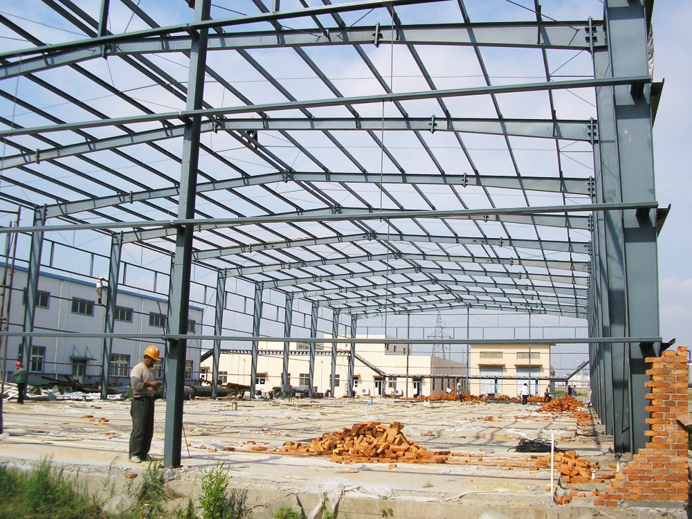 Pre-engineered Modern Steel Structure Building with Sandwich Panel for Garage Workshop Warehouse