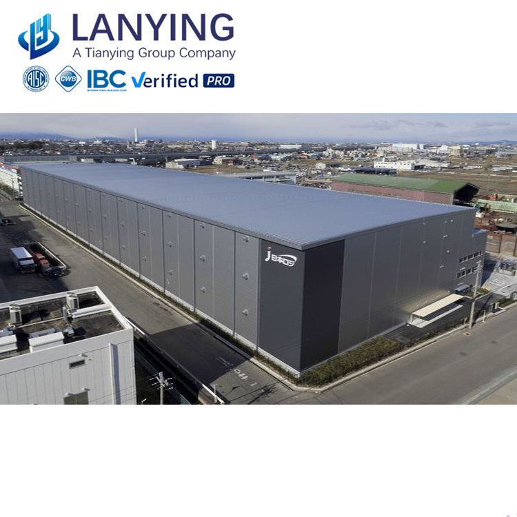 Prefab Factory Warehouse Building Prefabricated Steel Structure 4S Design For Exhibition Showroom ASTM Standard