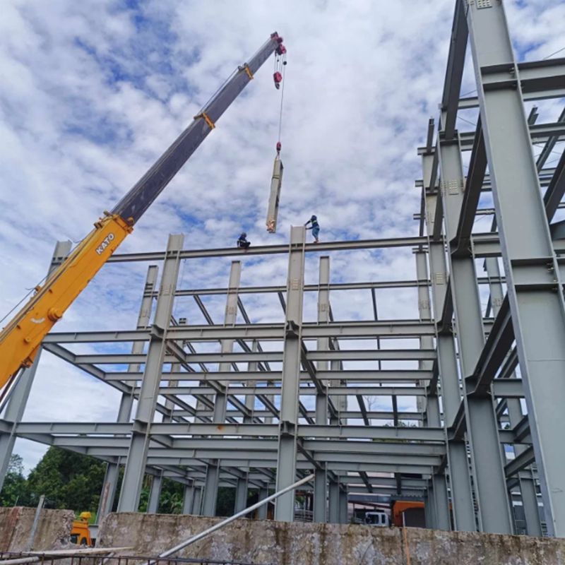 New Heavy-Duty Large Span Modern Prefabricated Heavy Duty Steel Structure Workshop Warehouse