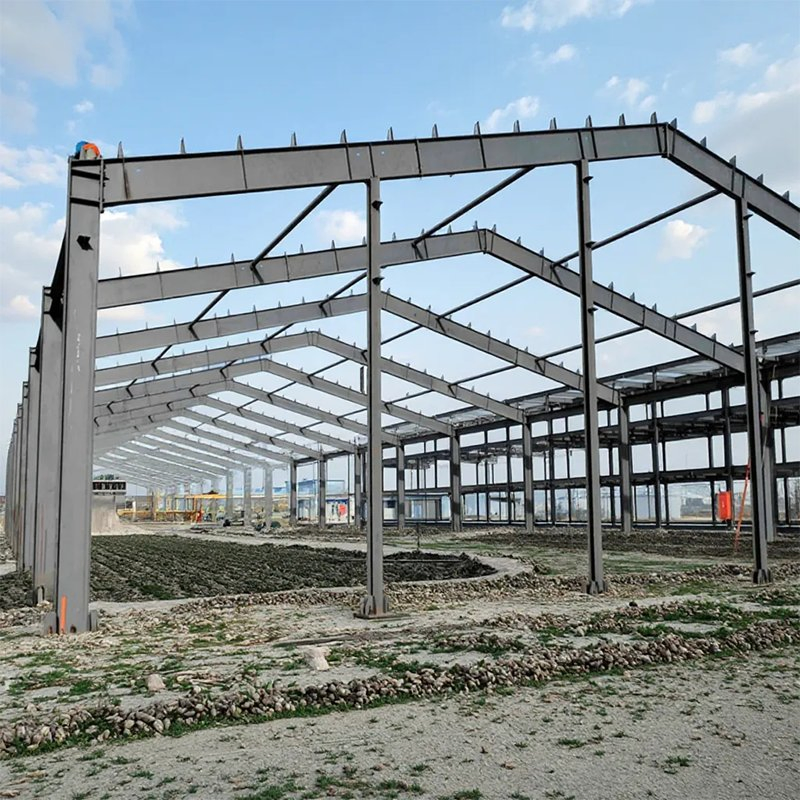 Steel Structure Industrial Warehouse Storage Shed Commercial Building Aircraft Airplane Hangar