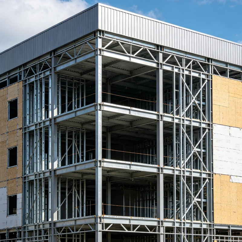 Custom High Quality Prefabricated Metal Structural Steel Warehouse Workshop Building