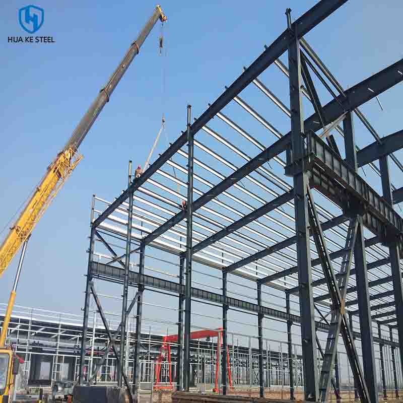 Lightweight Prefabricated Steel Structure Building Easy Assemble Industrial Storage Distribution Center Workshop