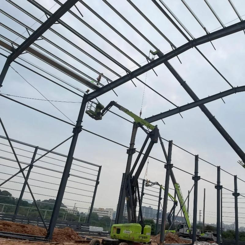 Low-Cost Modular Steel Structure Premium Warehouses Including Workshop and Office Buildings for Storage and Workshops