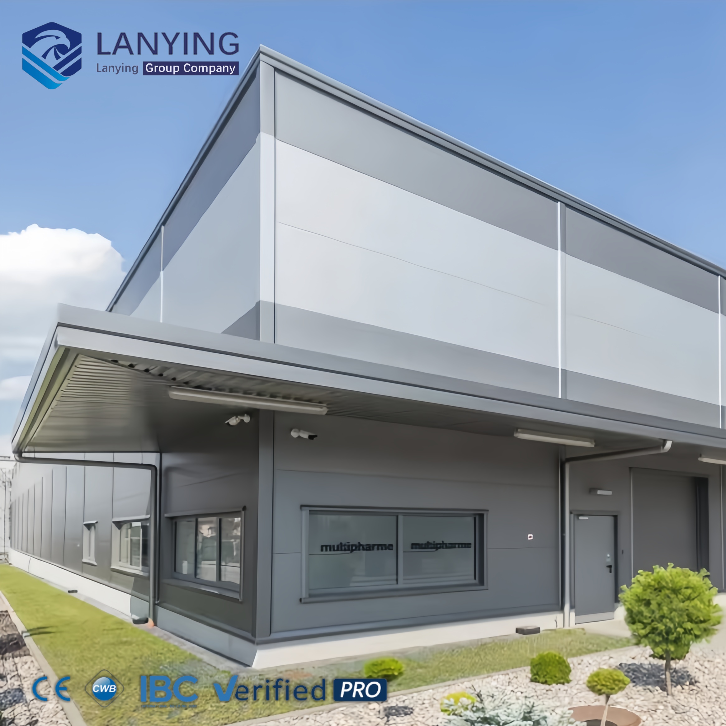 Good Quality Metal Prefabricated Steel Warehouse Structure Prefabricated Wide Span Steel Warehouse Building