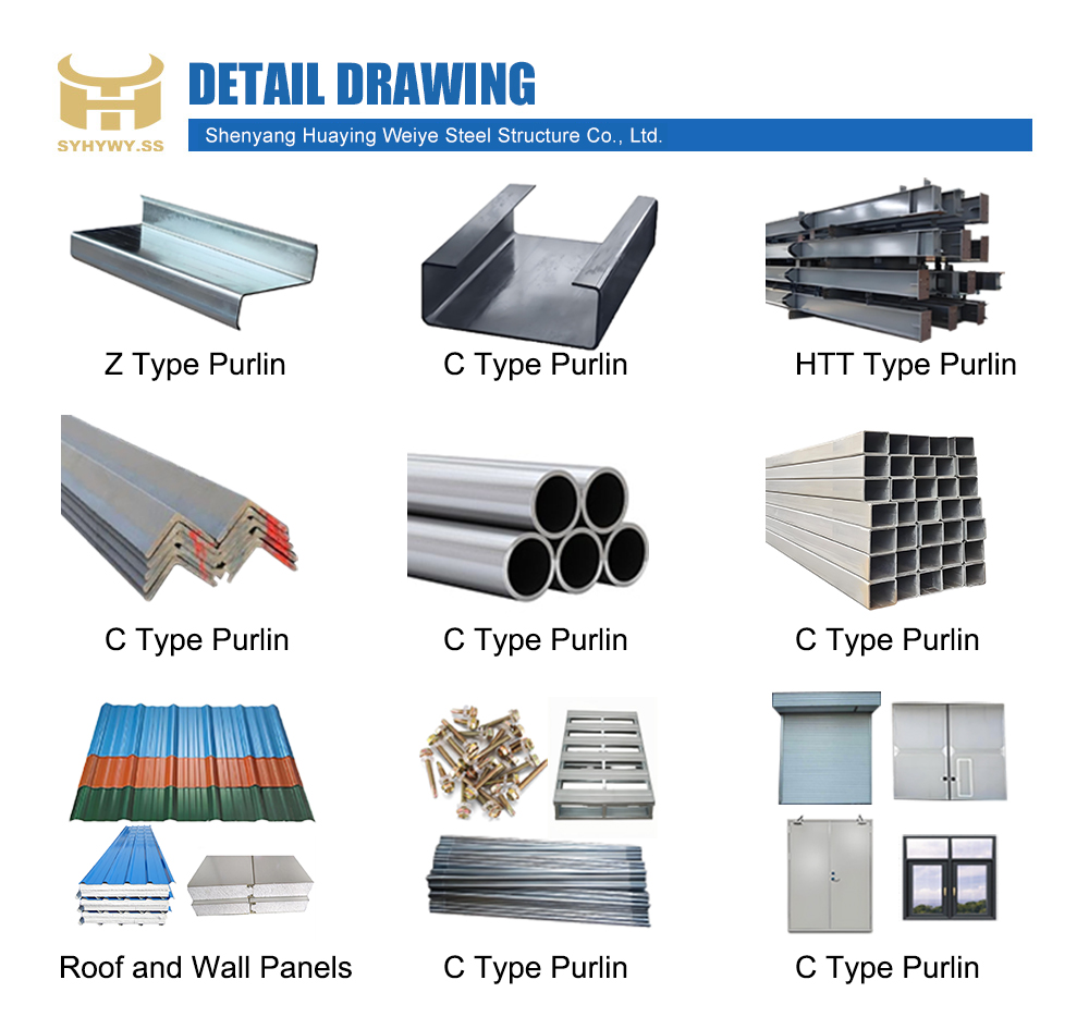 CE UKCA Q355 Industrial Prefab Logistics Factory Warehouse Workshop Barn with Steel Structure Steel Building