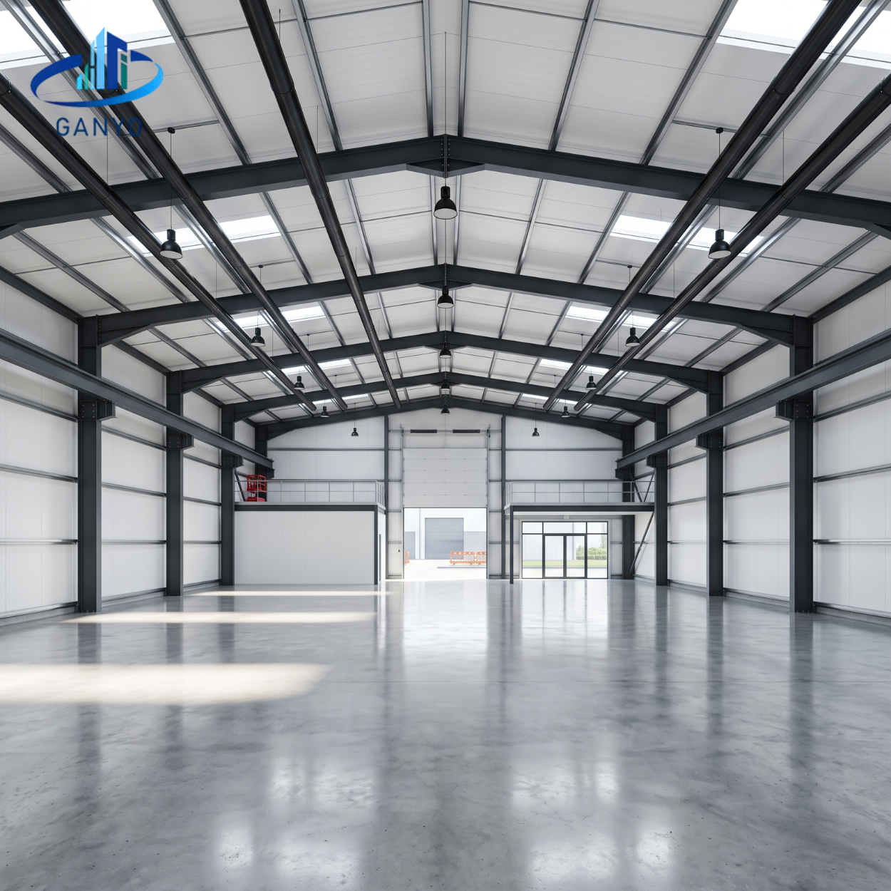 H Section Steel Storage Shed Prefab Metal Building for Farm Equipment Storage and Agricultural Warehouse Use