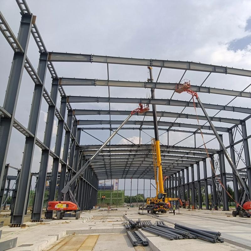 Low-Cost Modular Steel Structure Premium Warehouses Including Workshop and Office Buildings for Storage and Workshops