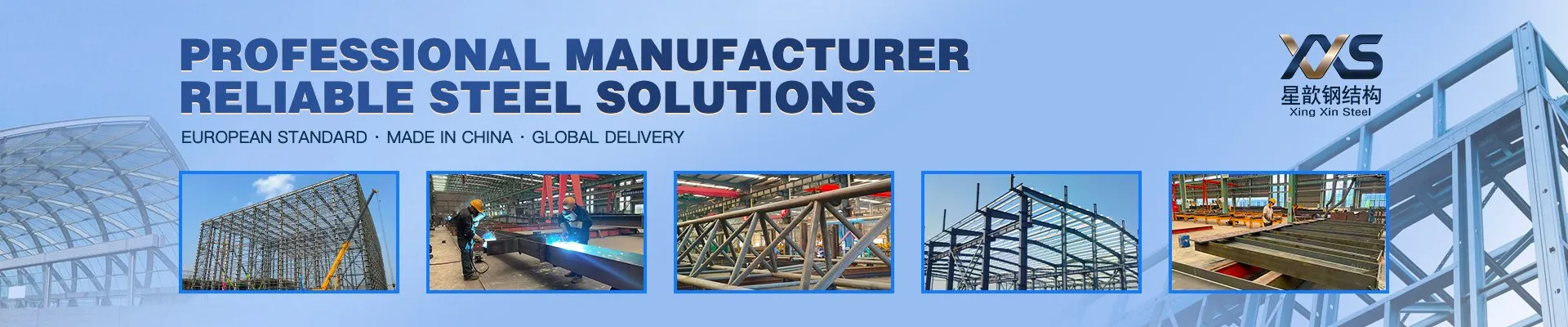 Q345b High Rise Steel Frame for Multi Layer Structure Automated Warehouse and Logistics Center