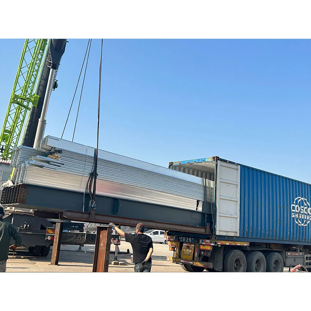 Multi-Span Modern Prefab Steel Structure Warehouse Steel Metal Building