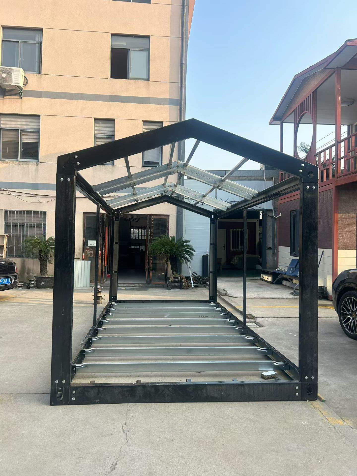 20FT High Strength Breathable Fast Installation Light Steel Container Frame For Construction Site Warehouse Office Home Office