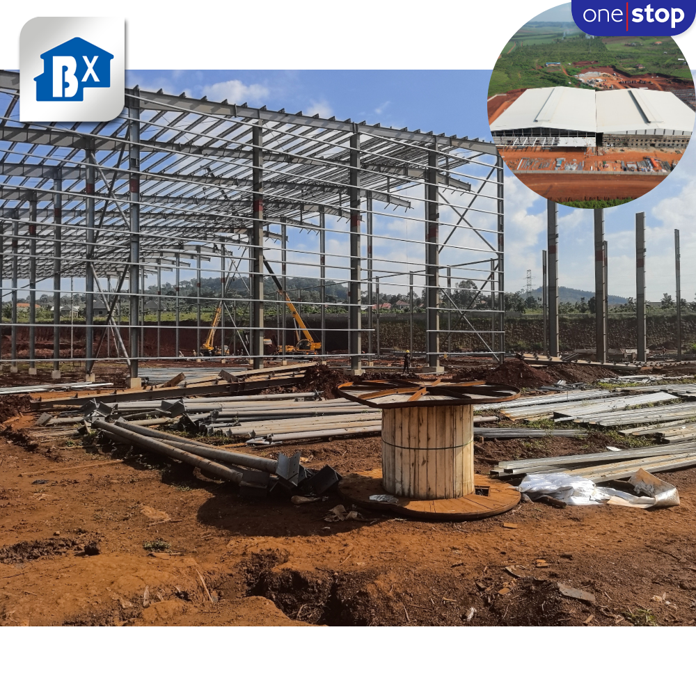 Large Span Prefabricated Steel Structure Warehouse Building for Logistics Distribution Center