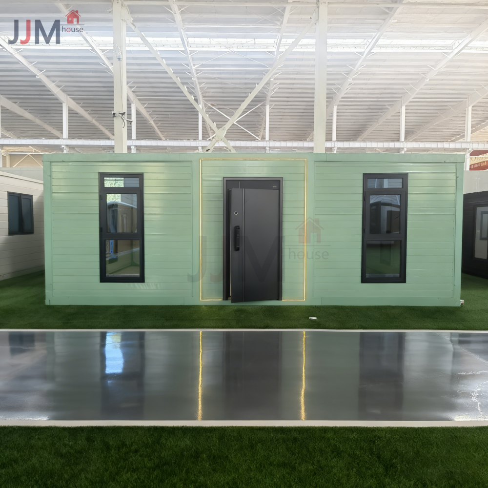 JJM Prefab Portable 20ft 30ft 40ft Folding Container Houses Steel Warehouse 2 Bedroom Sheds Villa Hotel Office Building Park