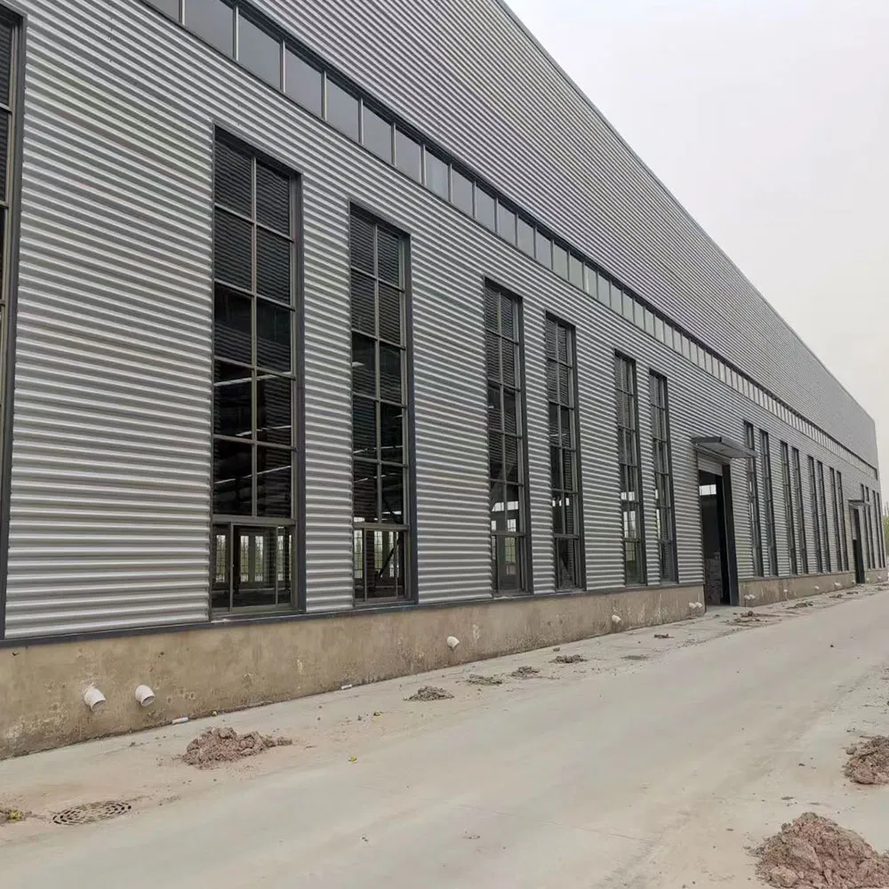 Multi-Span Modern Prefab Steel Structure Warehouse Steel Metal Building