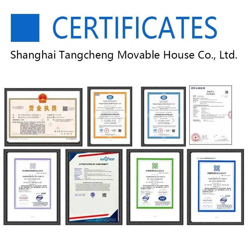 40 20 Foot Insulated Steel Frame Prefabricated Container Hurricane-Resistant Outdoor Warehouse Pavilion for Office/Gym Building