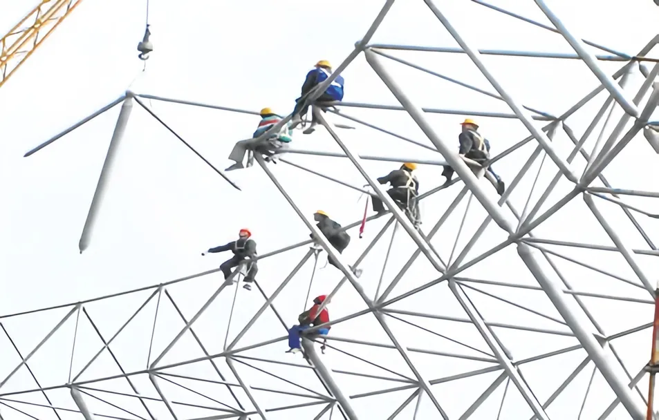 Large-Span Steel Grid Structure for High-Bay Warehouse and Automated Storage Systems