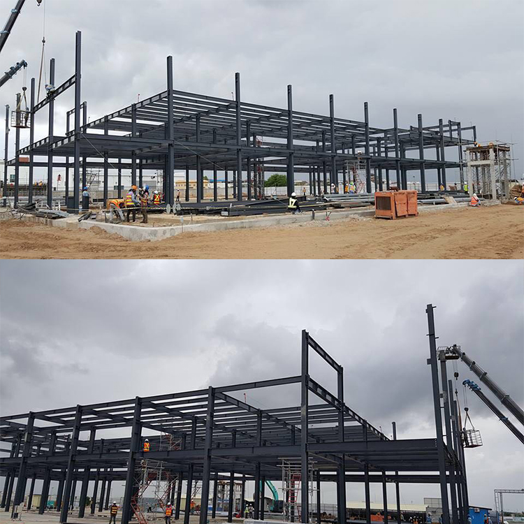 Metal Building Temporary Dormitory Factory Building Customized Prefabricated Heavy Steel Structure Warehouse Farm Shed Workshop