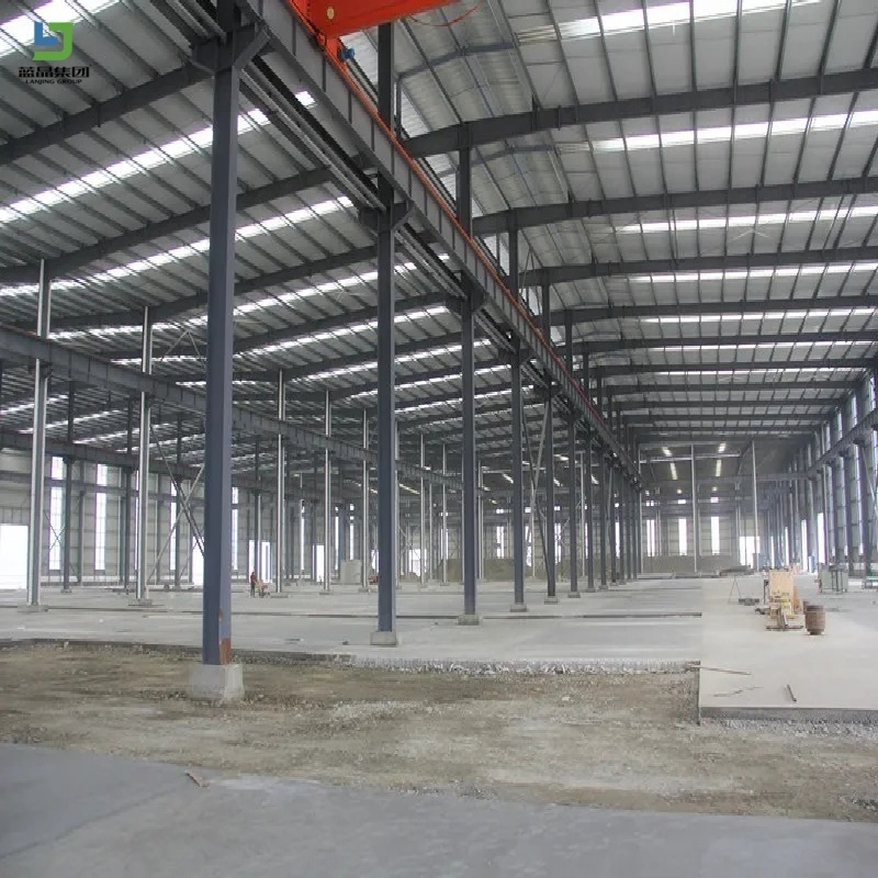 Custom H-Type Prefab House Fast Build Prefabricated Steel Structure Warehouse for Construction Building