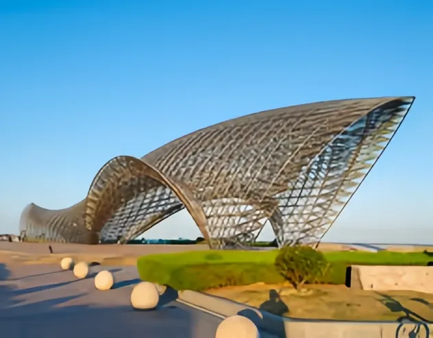 Large-Span Steel Grid Structure for High-Bay Warehouse and Automated Storage Systems