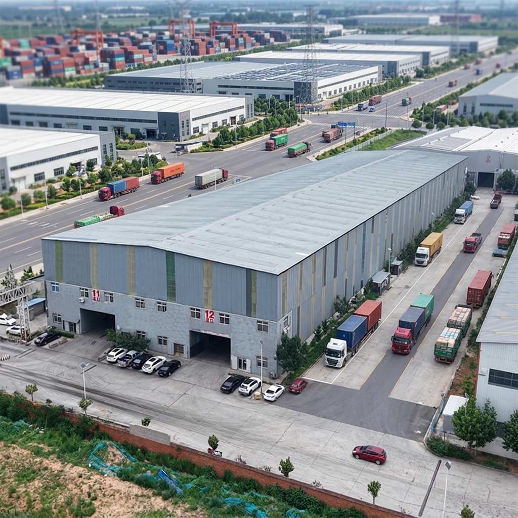 Modern Design Custom Large Span 1000 Square Meter Logistics Distribution Center Industrial Steel Structure Warehouse Building