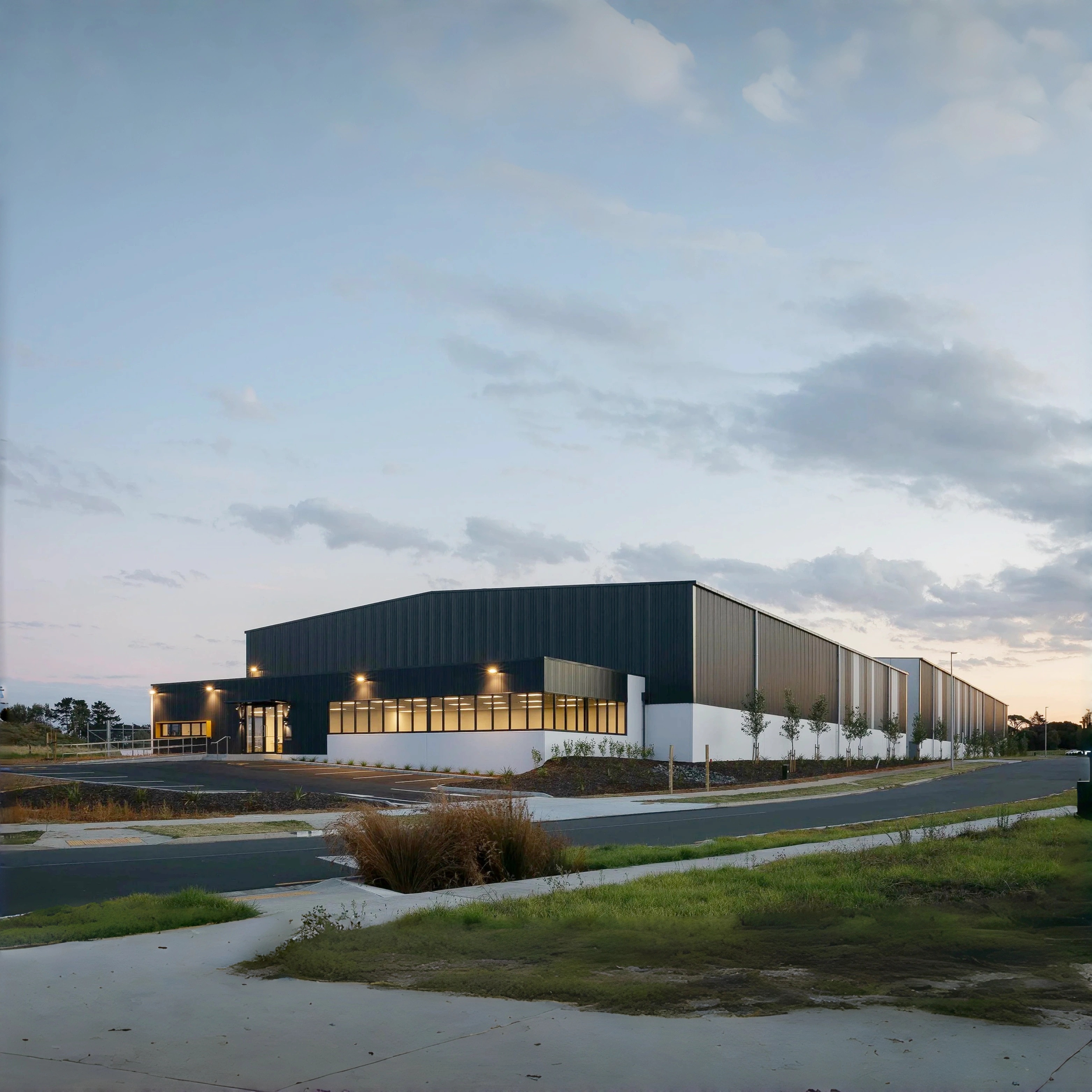 Large Span Prefabricated Steel Structure Warehouse Distribution Center Prefab Steel Frame Storage Warehouse