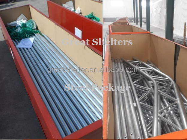 Industrial Style Steel Frame Barn Garage for Farm Storage Carport Use with Forklift Tractor Tent Fabric for Warehouse