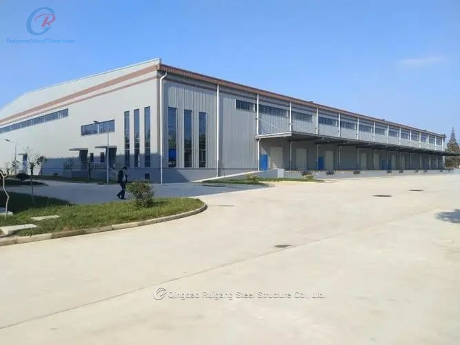 Multi Span Painted Prefab Steel Structure Workshop Steel Structure Warehouse Building