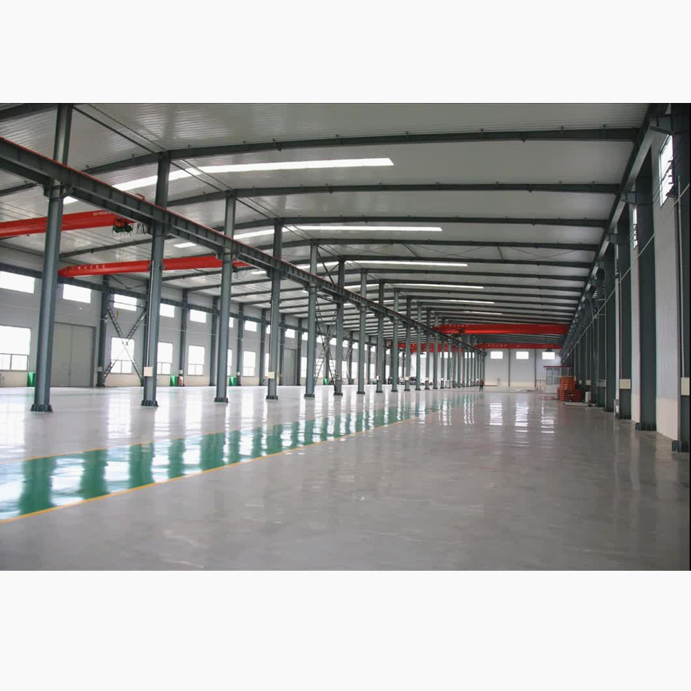 Modern Prefabricated Steel Nave Industrial Warehouse for Logistics Distribution Centers Shops &amp; Office Buildings Easy Assembly